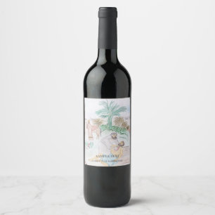 Christian Artwork The good Samaritan Wine Label