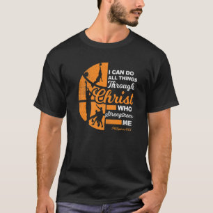 Christian Athlete Apparel Sports Philippians 4 13 T-Shirt