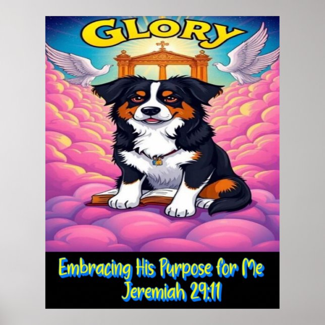 Christian Aussie Embracing His Purpose For Me Poster (Front)