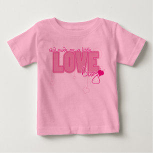 Christian baby t-shirt - Little Love Bug