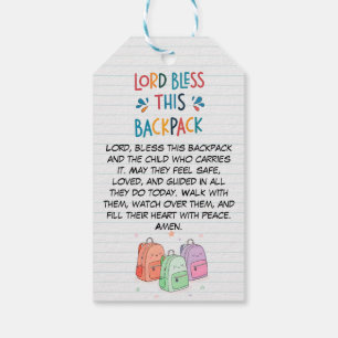 Christian Back to School Gift for Kids Gift Tags