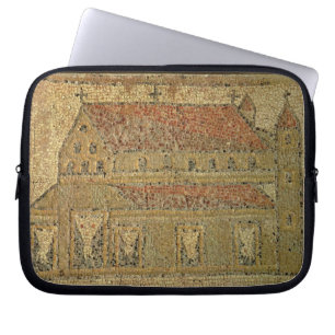 Christian basilica, mosaic pavement, Roman period, Laptop Sleeve