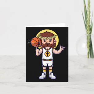 Christian Basketball Jesus Christ Basketball Relig Card