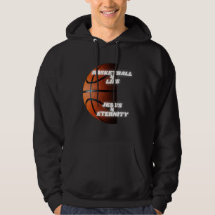 Christian Basketball Kids Athlete Religious Jesus  Hoodie