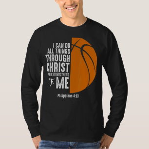 Christian Basketball Religious Inspirational Baske T-Shirt