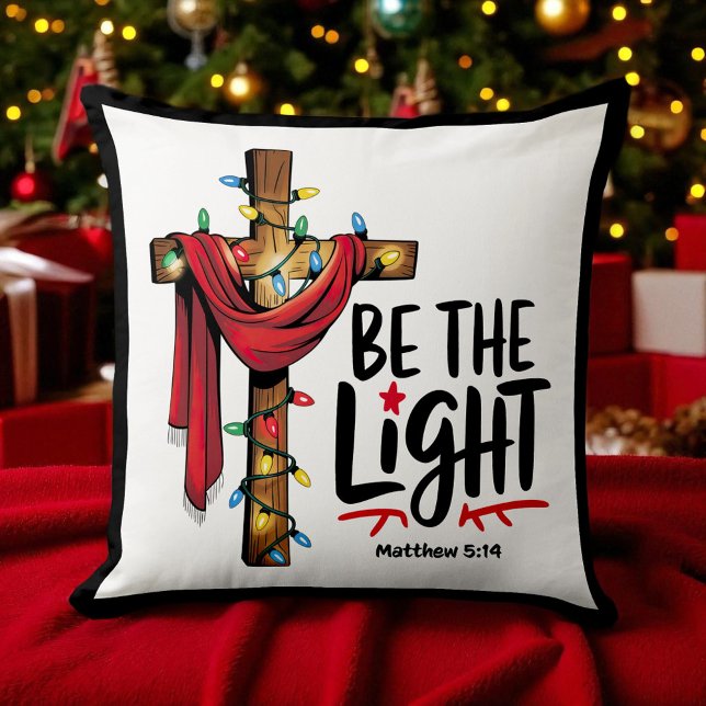 Christian - Be the Light - Christmas Cushion (Creator Uploaded)