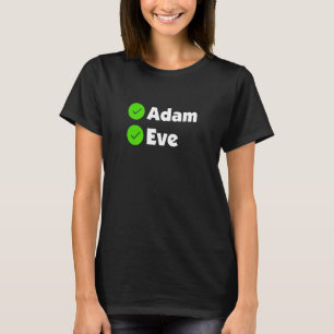 Christian Bible Faith Adam And Eve Religious T-Shirt