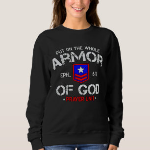 Christian Bible Motivation Armor of God Ephesians Sweatshirt