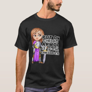 Christian Bible Motivation Armour of God Ephesians T-Shirt