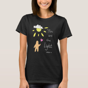 Christian Bible Quote Matthew 514 You Are The Ligh T-Shirt