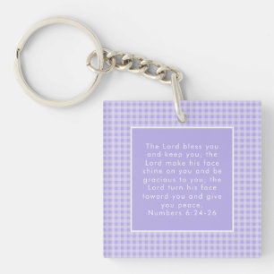 Christian Bible Verse Art Key Ring