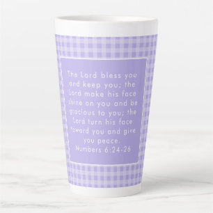 Christian Bible Verse Art Latte Mug
