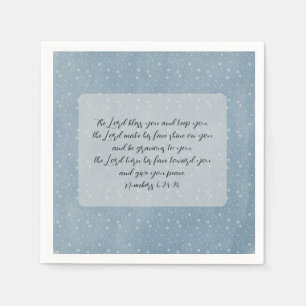 Christian Bible Verse Art  Napkin