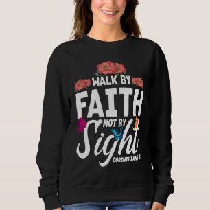 Christian Bible Verse Corinthians 57 Flower Butter Sweatshirt