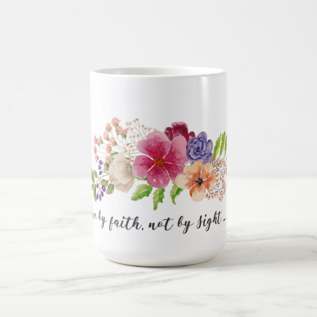 Christian Bible Verse Faith Coffee Mug (Center)