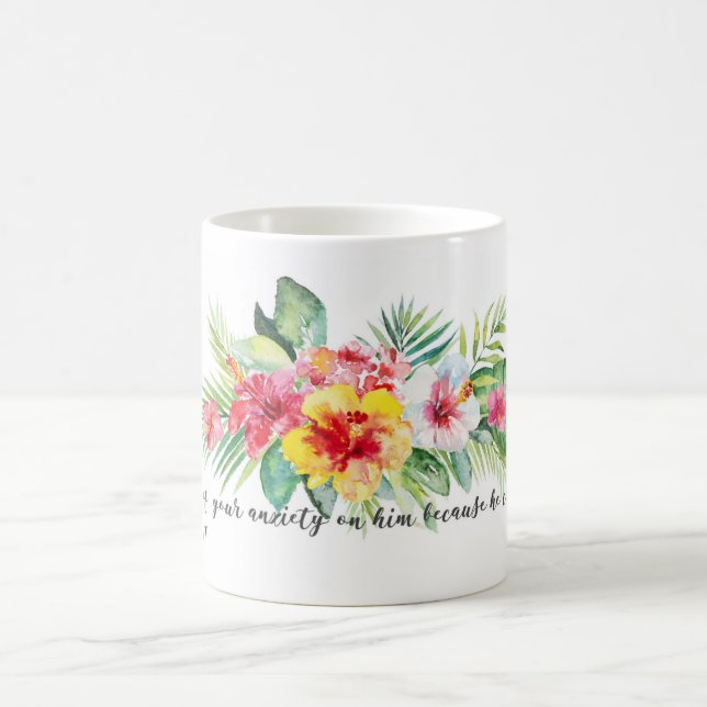 Christian Bible Verse Faith Coffee Mug (Center)