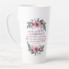 Christian Bible Verse Isaiah 40 Pink Floral
