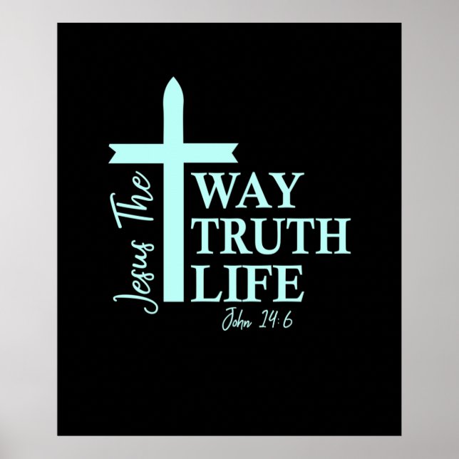 Christian Bible Verse John Poster (Front)