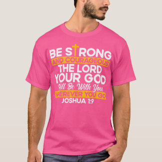 Christian Bible Verse Joshua 19 Cross T-Shirt