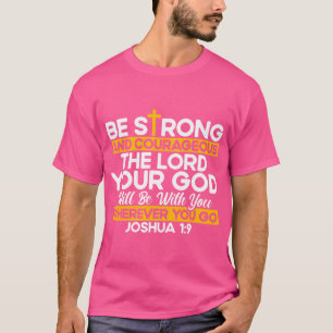 Christian Bible Verse Joshua 19 Cross T-Shirt