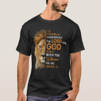 Christian Bible Verse Joshua 1 9 Lion Faith