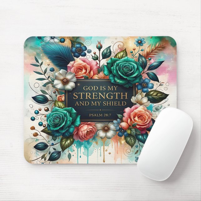 Christian Bible Verse Mouse Pad (With Mouse)