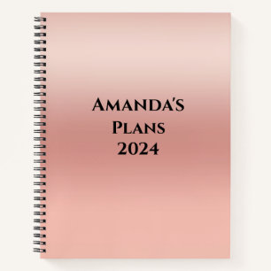 Christian Bible Verse Personalised Name Year Notebook