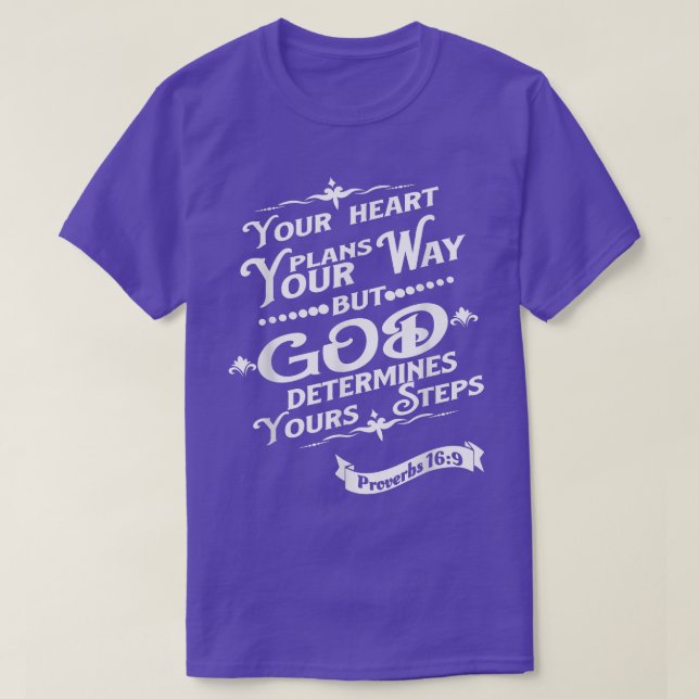 Christian Bible Verse Proverbs 169 Religious Pasto T-Shirt (Design Front)