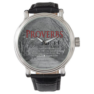 Christian Bible Verse Proverbs 3:5-6 Religious Watch