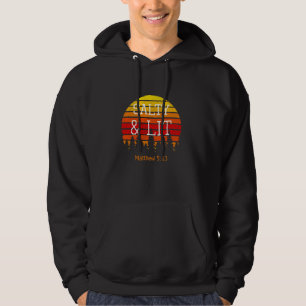Christian Bible Verse Salty And Lit Matthew 513-15 Hoodie