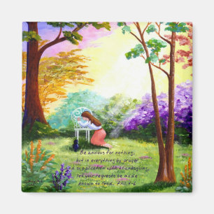 Christian Bible Verse Scripture Prayer Creationart Magnet