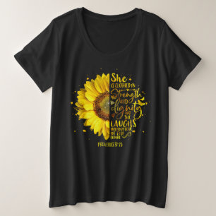 Christian Bible Verse Scripture Religious Plus Size T-Shirt