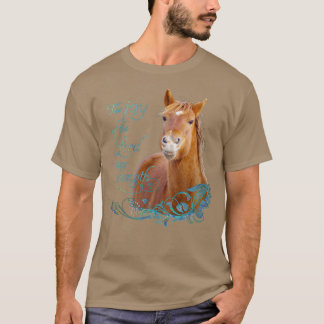 Christian Bible Verse Smiling Horse  T-Shirt