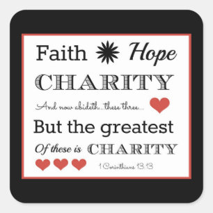 Christian Bible Verse Subway Art Square Sticker