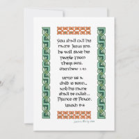 Christian Bible Verses Calligraphy Celtic Knot