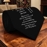 Christian Bible Verses KJV Custom Necktie<br><div class="desc">Christian Bible Verses KJV Custom Necktie: This unique necktie features carefully selected King James Version (KJV) Bible verses, making it a thoughtful and inspiring gift for any occasion. The verses are beautifully designed and printed on high-quality fabric, ensuring both elegance and durability. Perfect for expressing faith or gifting a meaningful...</div>