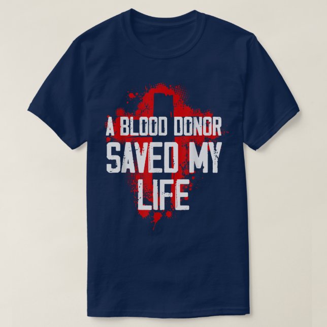 Christian Blood Donor Art Men Women Religious Phle T-Shirt (Design Front)