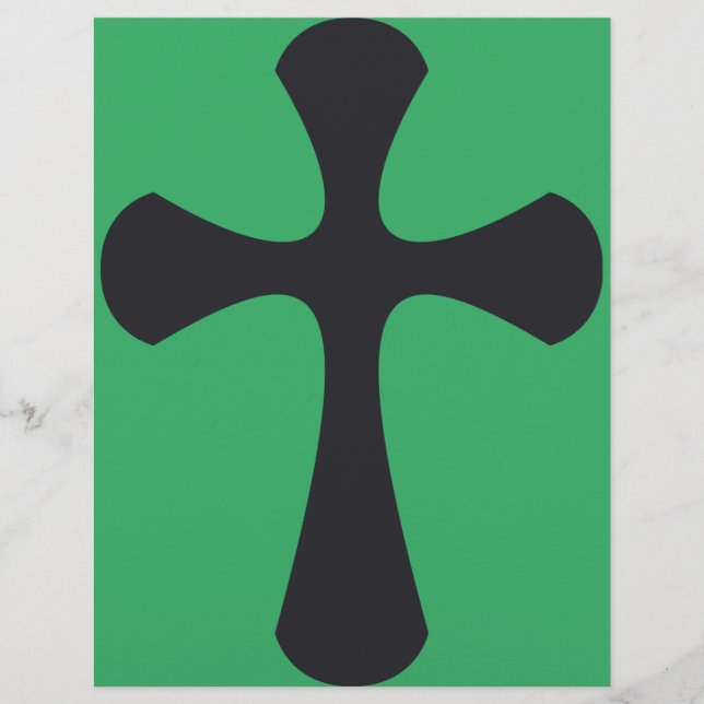 Christian blue cross flyer (Front)