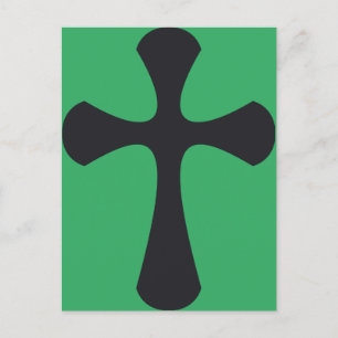 Christian blue cross postcard