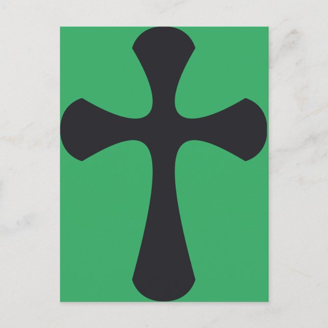 Christian blue cross postcard (Front)