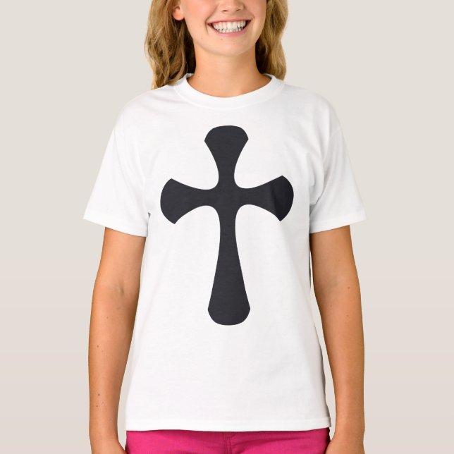 Christian blue cross T-Shirt (Front)