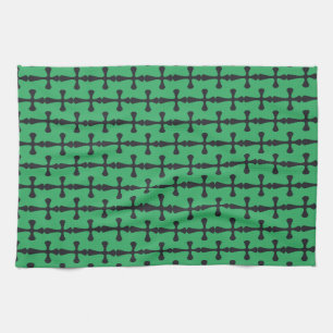 Christian blue cross tea towel