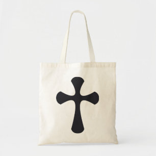 Christian blue cross tote bag
