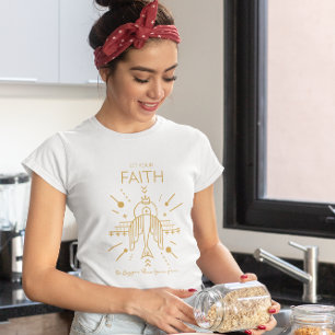 Christian Boho Faith Bigger Than Your Fear Modern T-Shirt