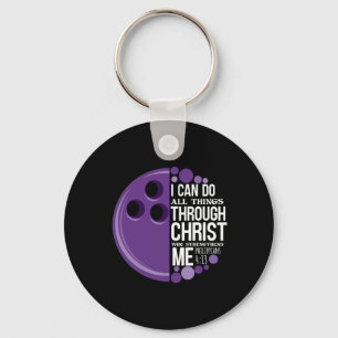 Christian Bowling Funny Personalised Team Gift For Key Ring