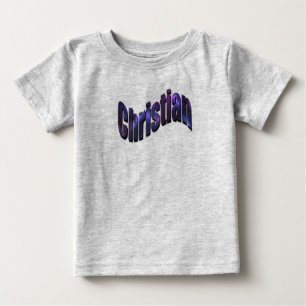 Christian, Boys, Name, Logo, Baby T-Shirt