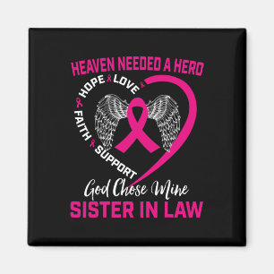 Christian Breast Cancer Awareness In Memory Of Sis Magnet