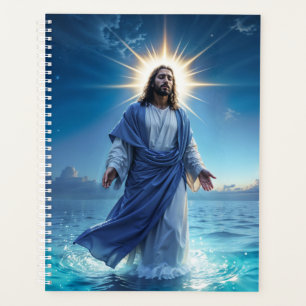 Christian bright art Jesus Christ faith hope art Planner