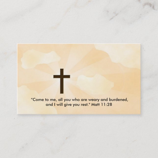 Christian Business Card (Front)