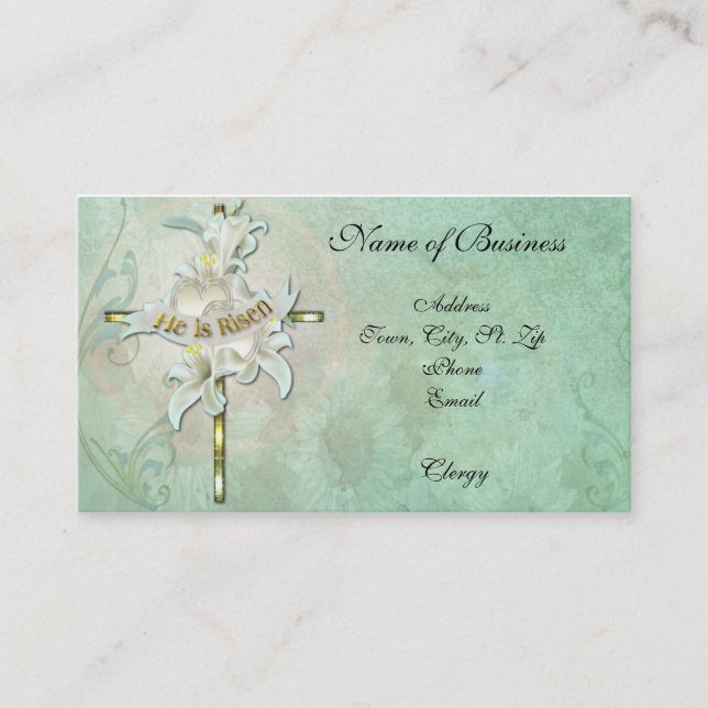 Christian Business Card (Front)